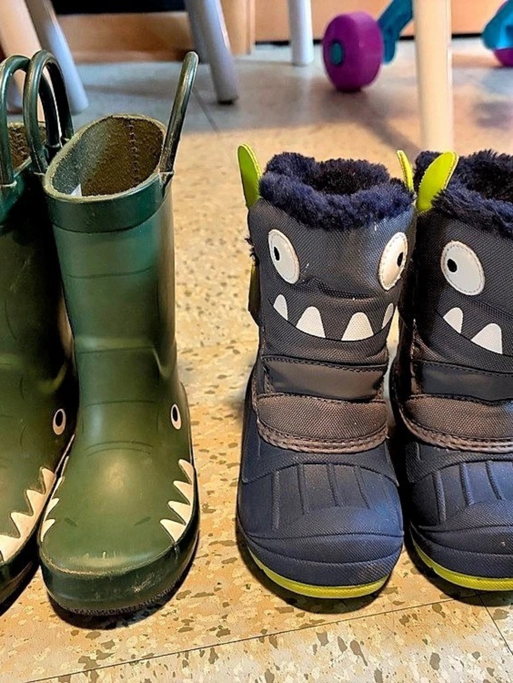 Toddler Boy Rain Boots and Snow Boot Bundle